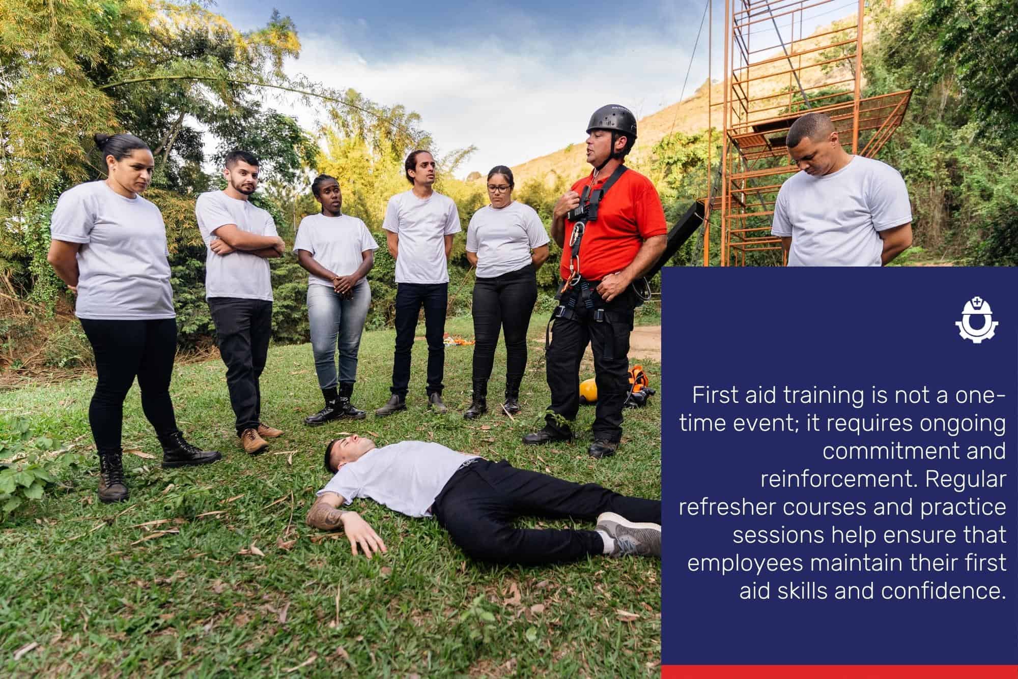 The ongoing commitment to first aid training